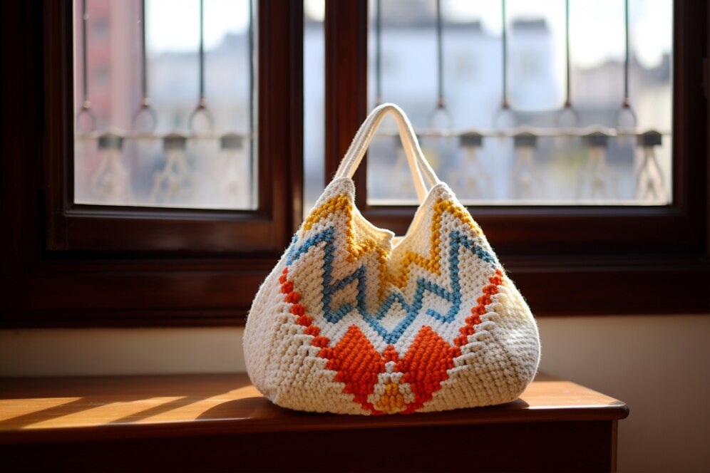 Crochet messanger bag exquisitely crafted f0r the ultimate style impact